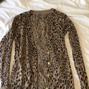 Leopard print cardigan (Small)